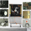 Enfriador de aire evaporativo 12.000M3/H AZL12-ZY13B - Imagen 3
