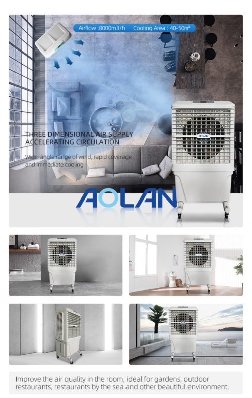 Enfriador de aire evaporativo 12.000M3/H AZL12-ZY13B - Imagen 5